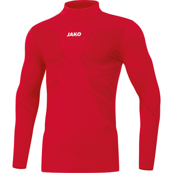  6955-01J JAKO Comfort 2.0 Longsleeve Turtleneck Top Junior red 