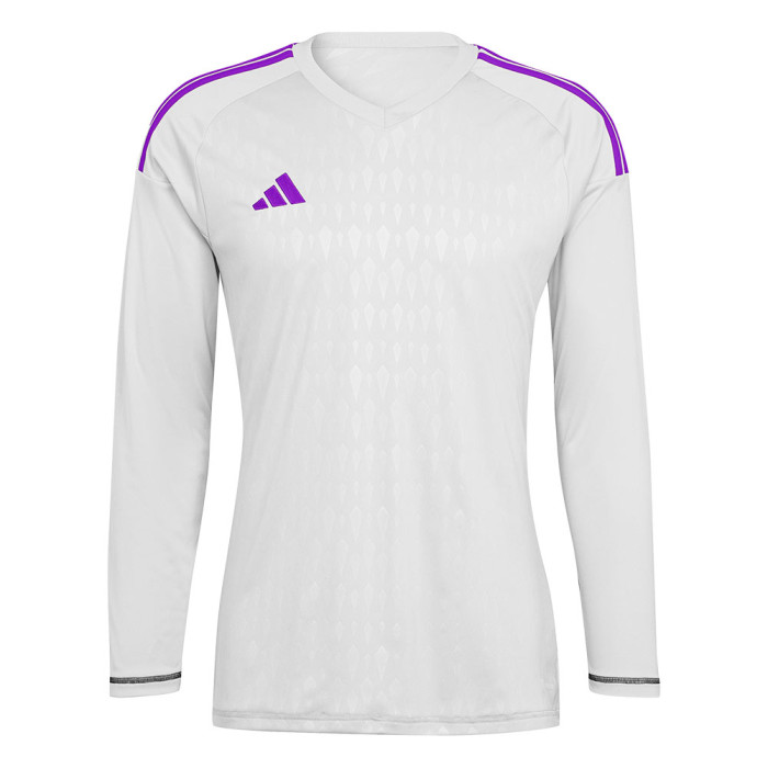 adidas Tiro 23 Comp LS Junior Goalkeeper Jersey White/Active Purple