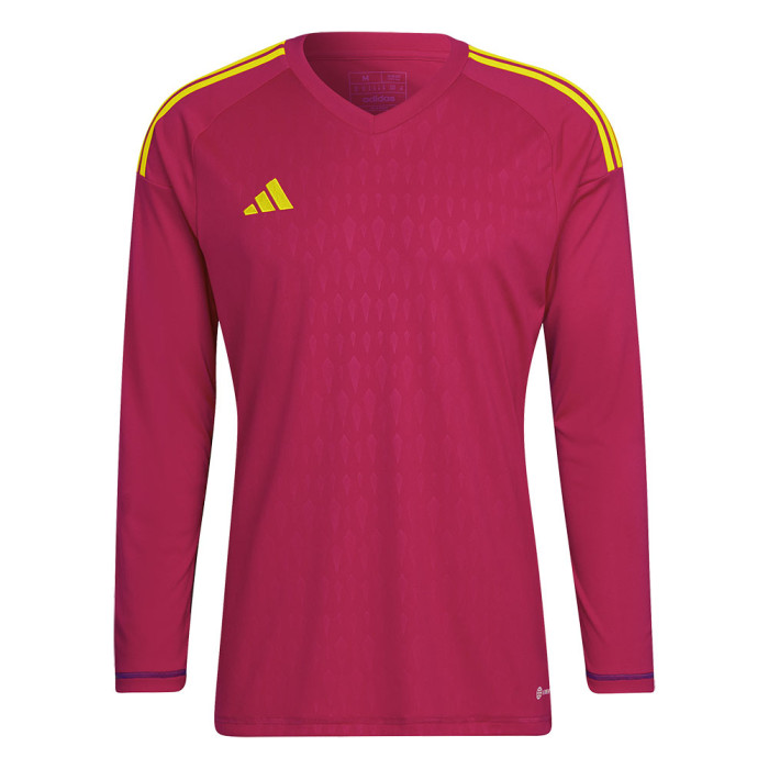 HK7688 adidas Tiro 23 Comp LS Junior Goalkeeper Jersey Solar Pink/Active Purple