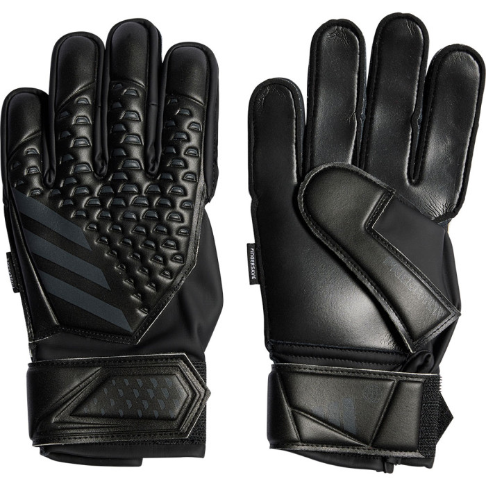 adidas Predator Fingersave Night Strike Junior Goalkeeper Gloves Black