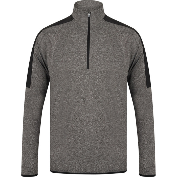 Keeper iD GK Pro 1/4 Zip Training Top grey/black 