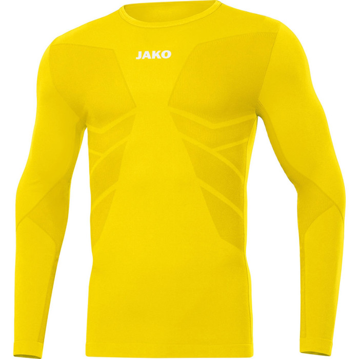  6455-30J Jako Comfort 2.0 Longsleeve Top Junior Yellow 