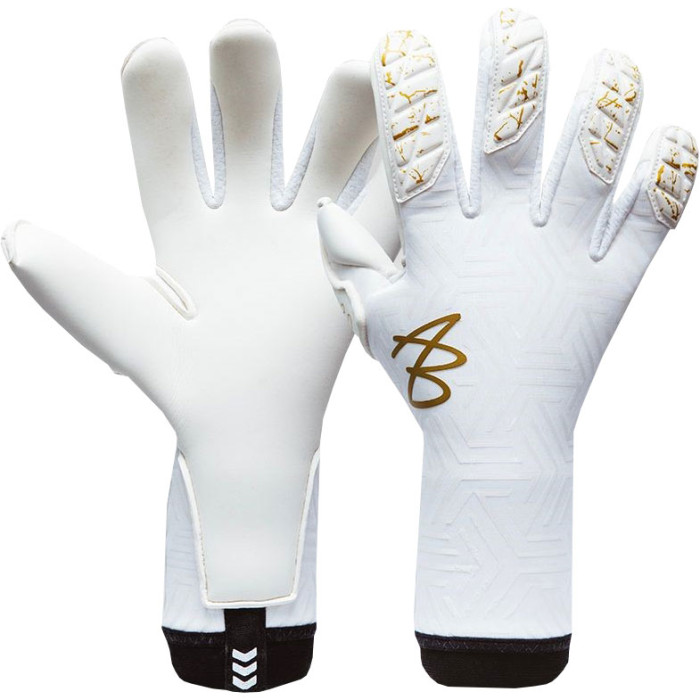 AB1 Undici 2.0.1 Galaticco SmartFIT Junior Goalkeeper Gloves White/Gold