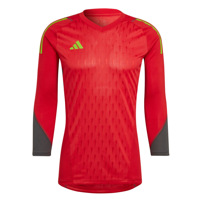  HK7663 adidas Tiro 23 Pro LS Goalkeeper Jersey Team Collegeiate Red