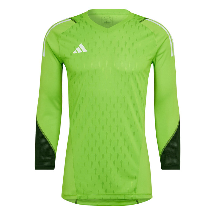  HK7672 adidas Tiro 23 Pro LS Goalkeeper Jersey Junior Team Solar Green