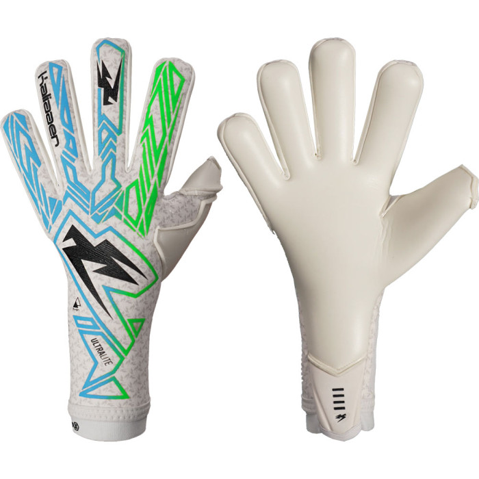  ULITE4 Kaliaaer ULTRA Lite Veloz X Negative Goalkeeper Gloves Cyan/Studio Green 