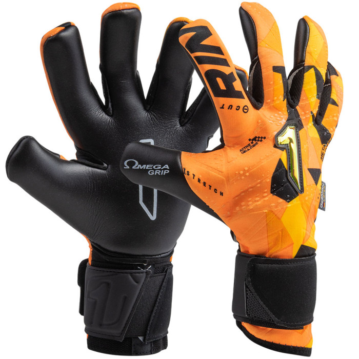  MTAI13J Rinat META TACTIK ALPHA Junior Goalkeeper Gloves Orange/Black 