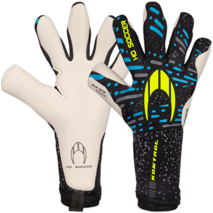 520279 HO Soccer Kontrol Pro Duo Goalkeeper Gloves Black/Fluo 