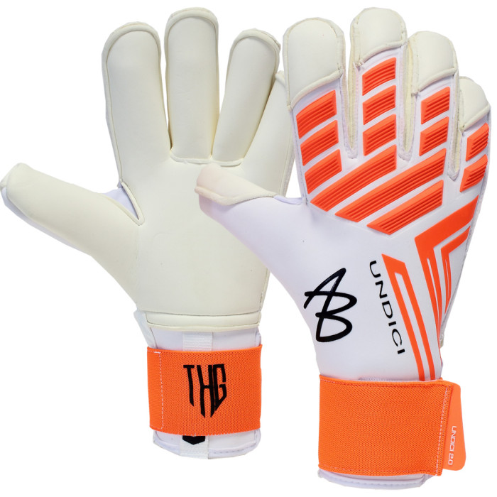 AB1 UNDICI THG Pro Roll SMU Goalkeeper Gloves White/Orange