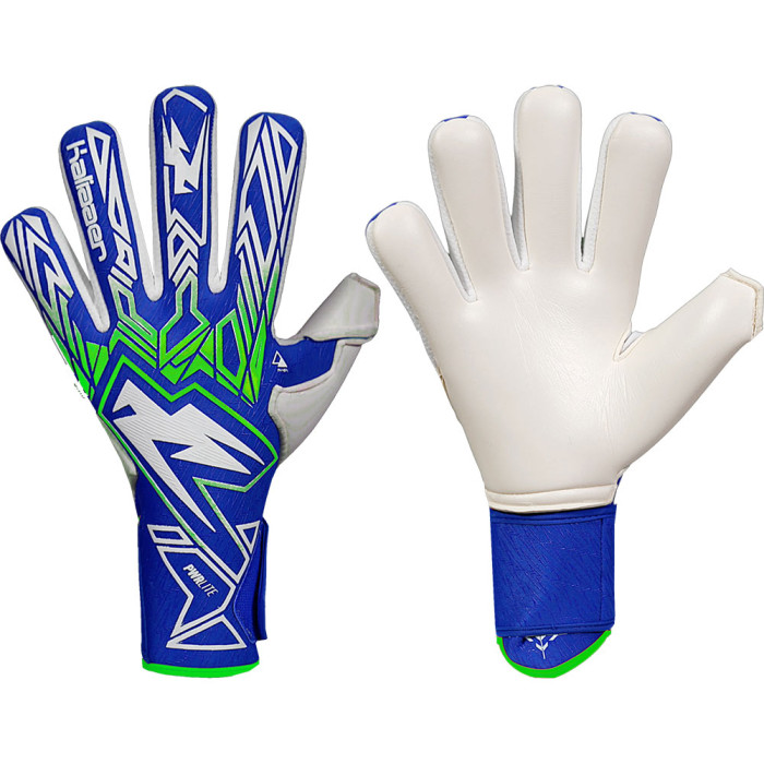  Kaliaaer PWRLITE FaderBlaze Azure Negative Junior Goalkeeper Gloves Azure Blue