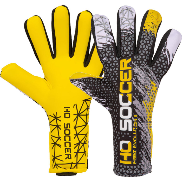  520225 HO Soccer First Evolution Goalkeeper Gloves Yellow 