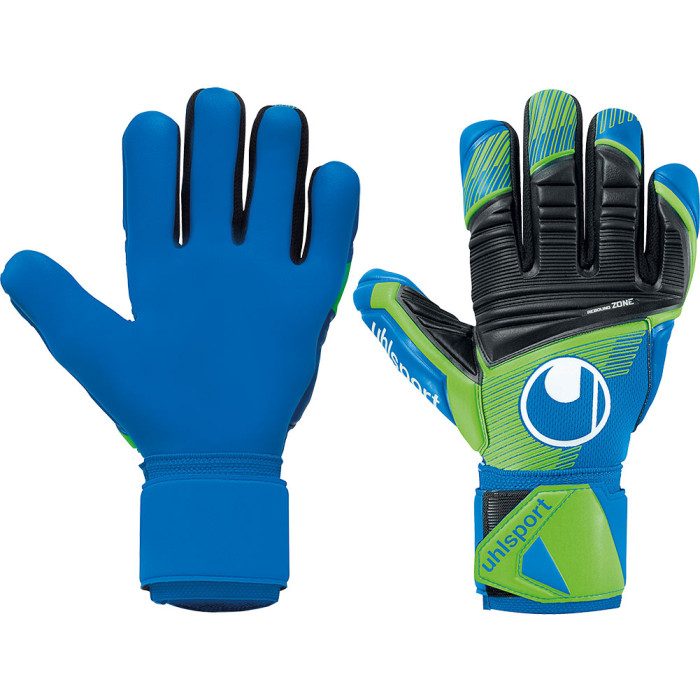  101131401 Uhlsport AquaSOFT HN Goalkeeper Gloves pacific/fluogreen 