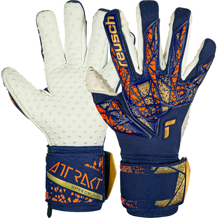 Reusch Attrakt SpeedBump Blue/Gold