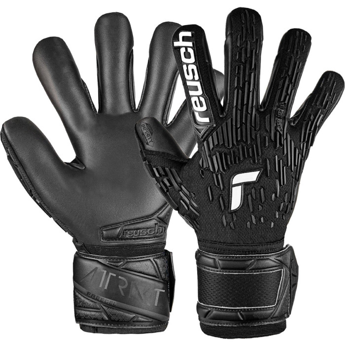 54707357700 Reusch Attrakt Freegel Infinity Goalkeeper Gloves Black