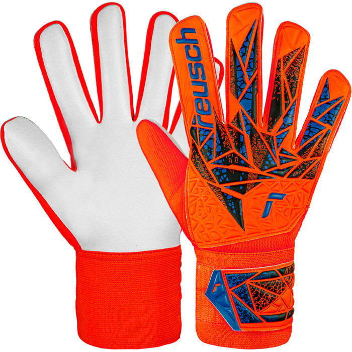 54705142210 Reusch Attrakt Starter Solid Goalkeeper Gloves Orange