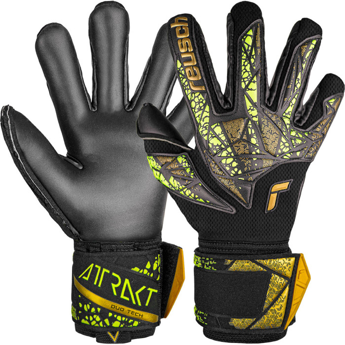 Reusch Attrakt Duo Finger Support Black
