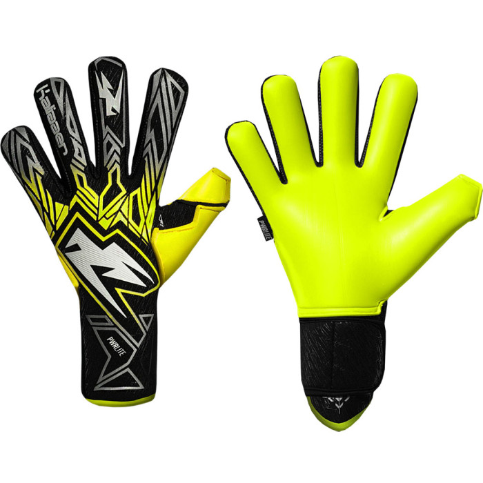 Kaliaaer PWRLITE FaderBlaze Ignite Goalkeeper Gloves Neo Yellow Just