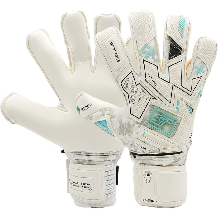 SGP202301G SELLS Total Contact Aqua Pure Guard Goalkeeper Gloves White
