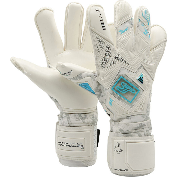 SGP202305G SELLS Revolve Aqua Pure Goalkeeper Gloves White