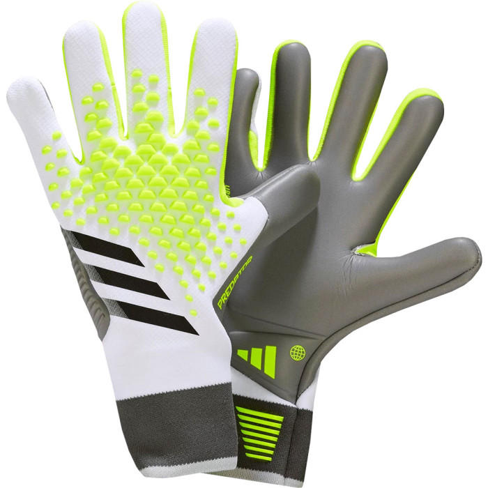 adidas Predator Pro CrazyRush Goalkeeper Gloves White/Core Black/Lucid Lemon