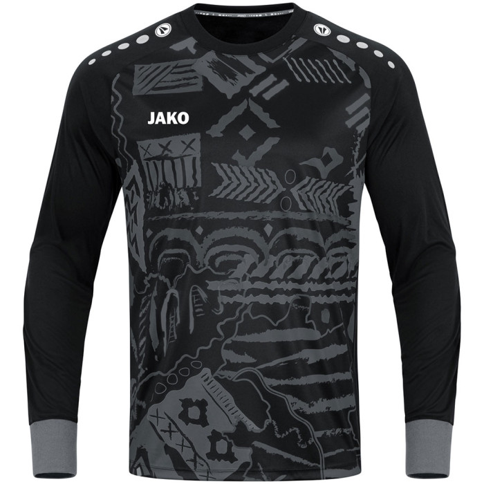 8911-801 JAKO Tropicana GK Jersey LS Black/Anthracite