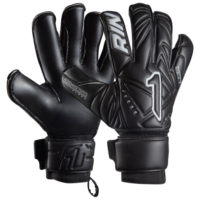  GEEA109 Rinat SANTOLOCO FULL LATEX Goalkeeper Gloves (Black) 