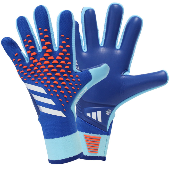 IA0864 adidas Predator GL PRO Accuracy Junior Goalkeeper Gloves Lucid Blue