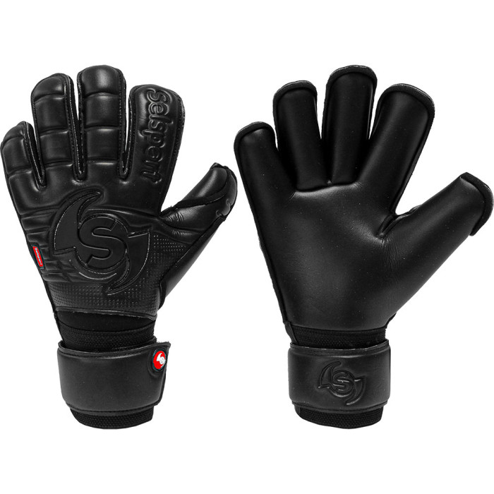 Selsport Wrappa Classic Black (Pro strap) Junior Goalkeeper Gloves Black