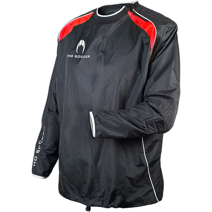 502032UK HO Soccer Padded GK Training Jacket Black/Red