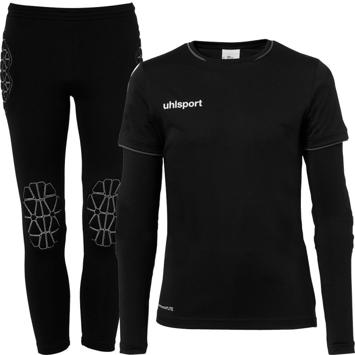 100530301 Uhlsport Save Goalkeeper Set Junior Black