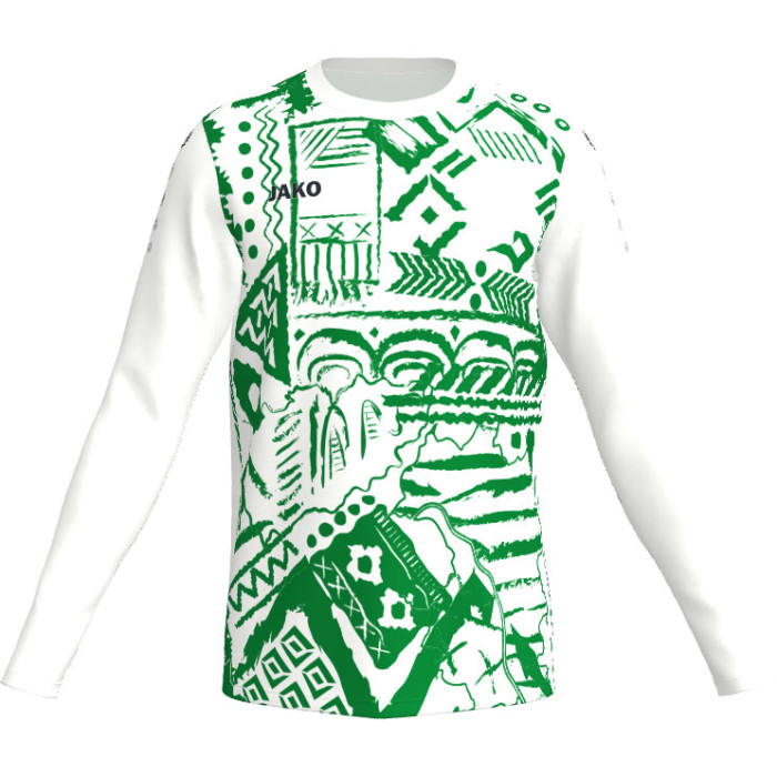 K8911-14446549J JAKO Tropicana GK Jersey LS SMU Junior White/Green