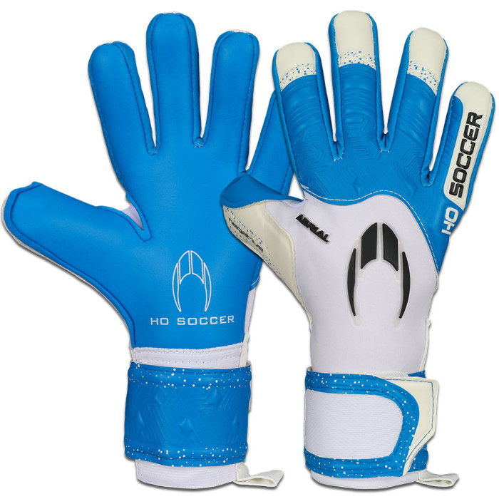 520353 HO Soccer Aerial Negative Goalkeeper Gloves White/Blue