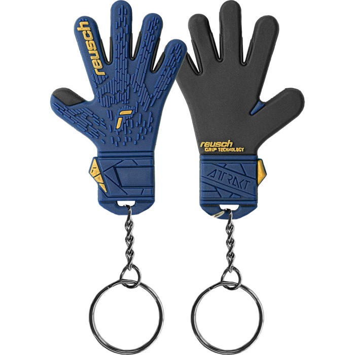 54629704411 Reusch Attrakt Freegel Key Ring Black/Blue