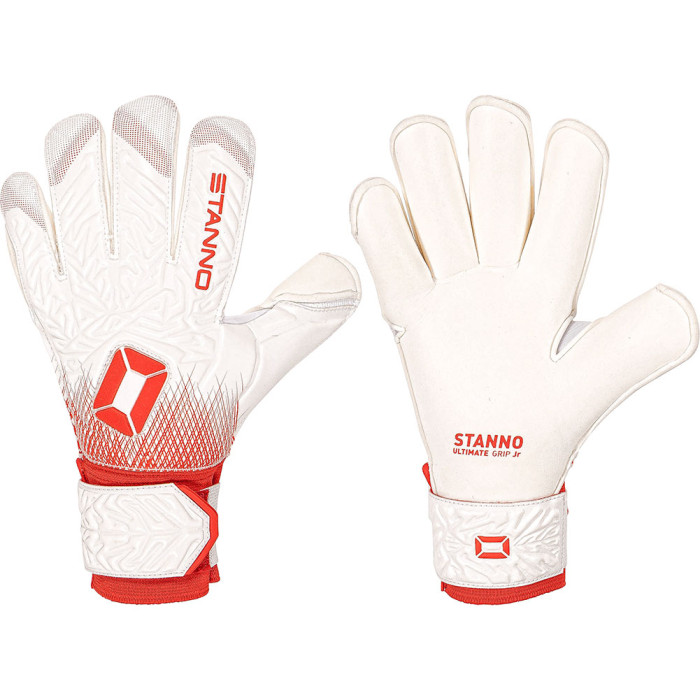 4802502600 Stanno Ultimate Grip III Junior Goalkeeper Gloves White/Red