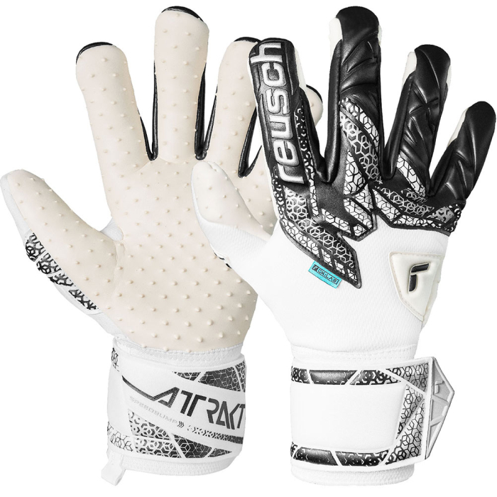 55700391125 Reusch Attrakt SpeedBump Goalkeeper Gloves white/black