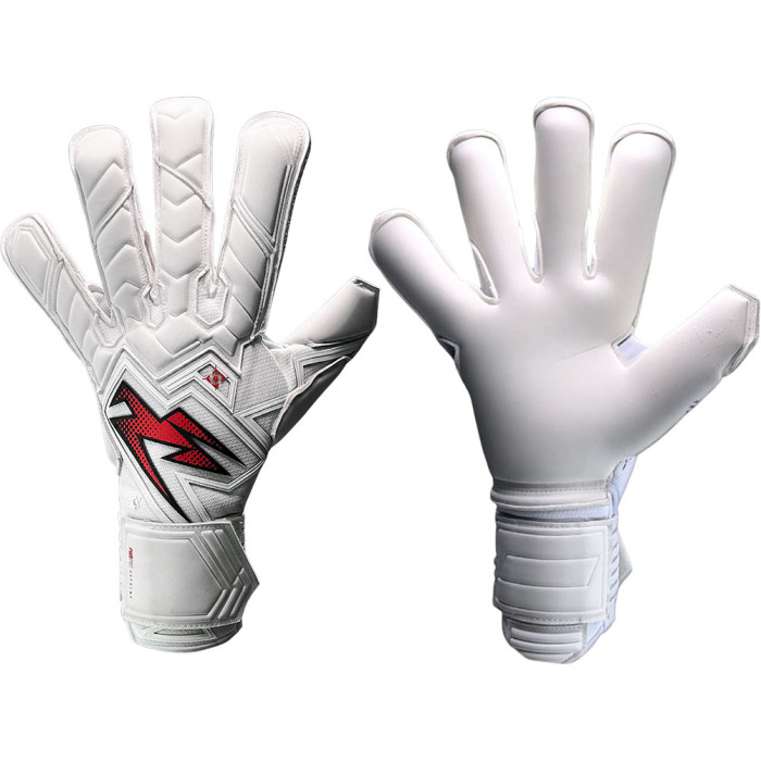 PPS0124 Kaliaaer PWR Pro Supreme Attack Junior Goalkeeper Gloves White/Red