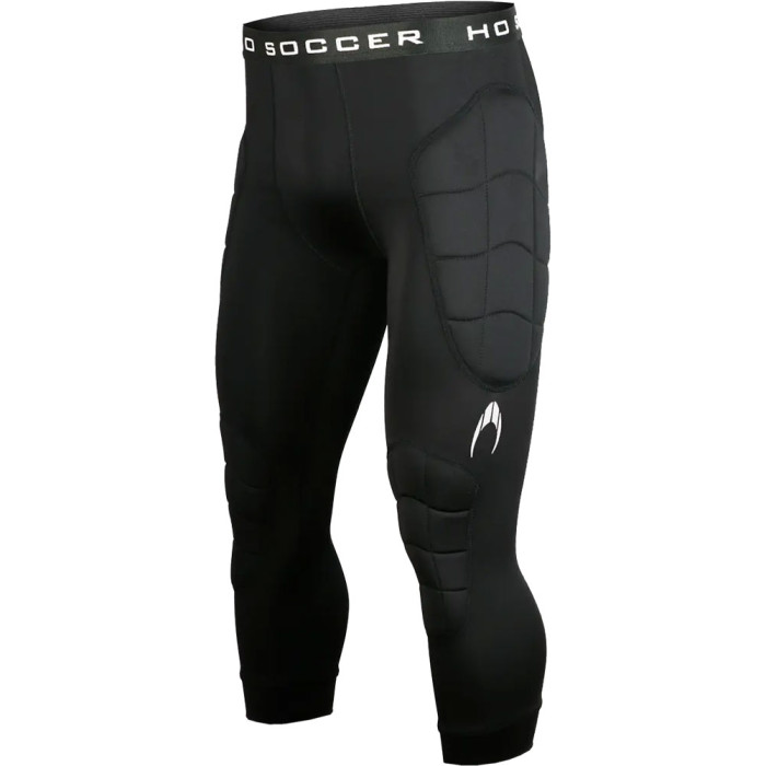 505587J HO Soccer Raven Padded GK 3/4 Tights Junior Black