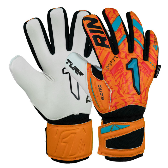 EGTI191 Rinat EGOTIKO VENGADOR TURF Junior Goalkeeper Gloves Orange/White