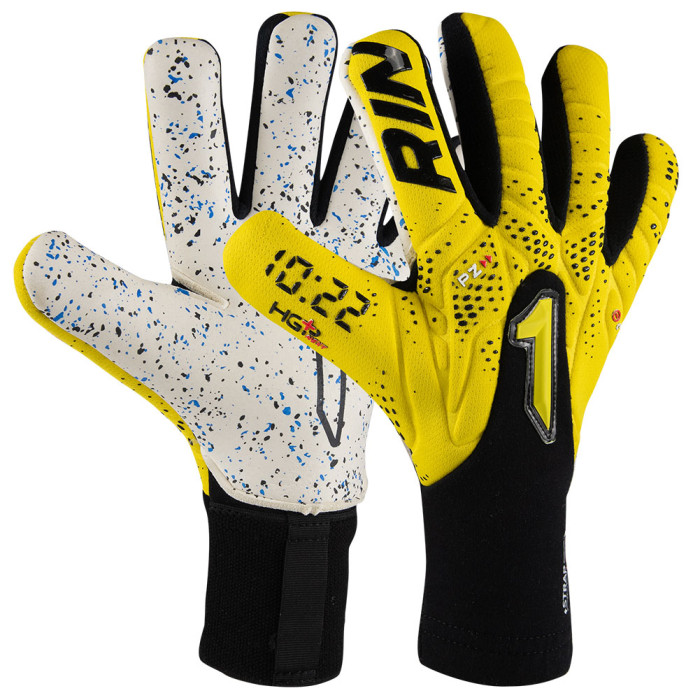 KRRA105 Rinat Kronos 10:22 Turf Goalkeeper Gloves Yellow/Black