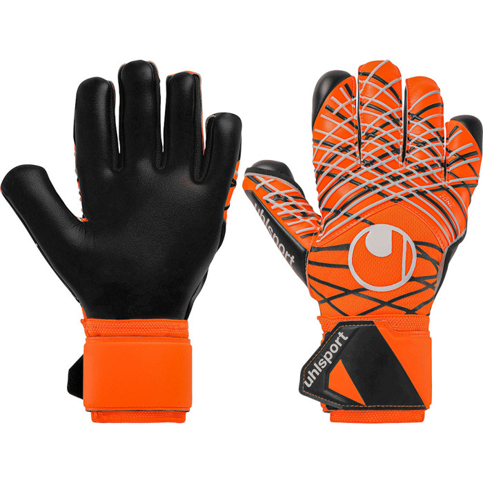 101134201 Uhlsport Prediction Super Resist+ HN Goalkeeper Gloves Orange/Black