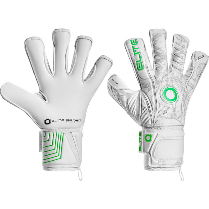 EL4SQ Elite SQUID PROTECTION Goalkeeper Gloves White