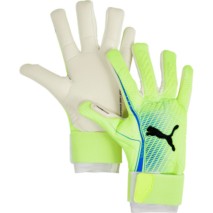 04194802 Puma ULTRA ULTIMATE Hybrid Formula Pack Goalkeeper Gloves FIZZY LIME