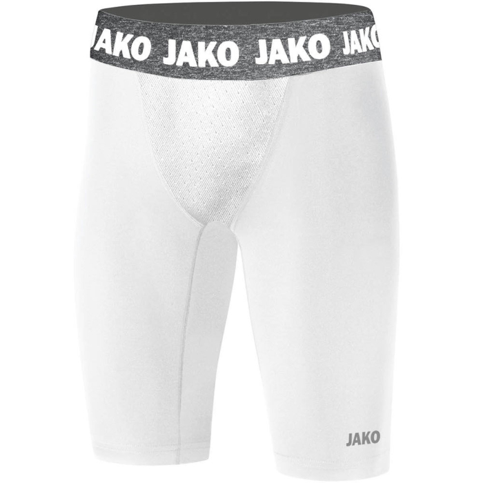 8551-00J JAKO Tight Compression Short 2.0 Junior (White)