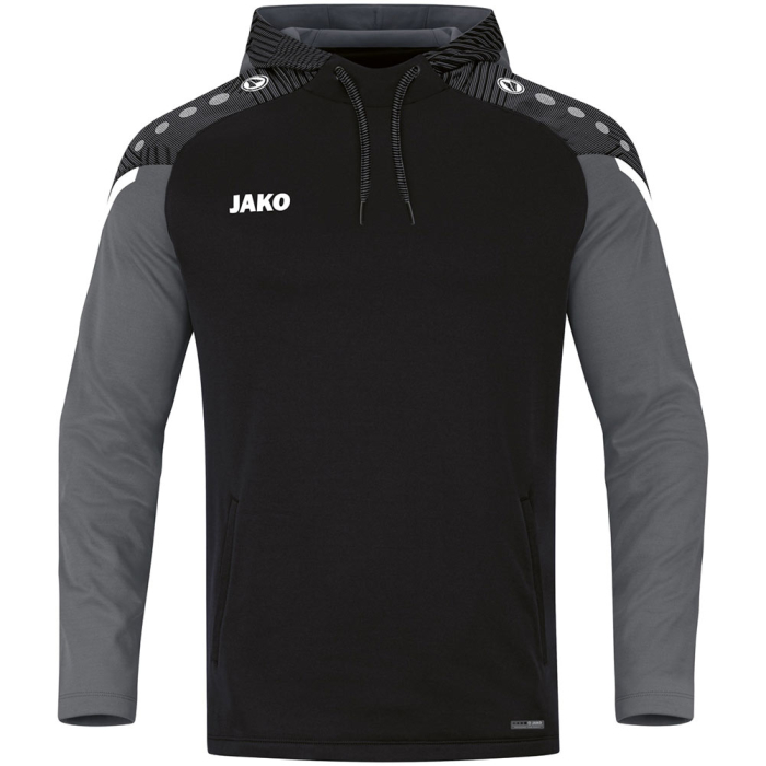 6722-804 JAKO Performance Training Hoodie (Black/Anthracite)