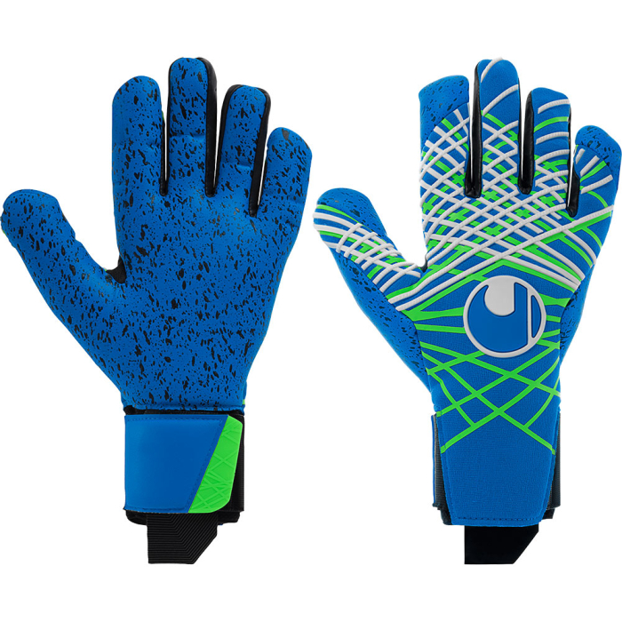 101133901 Uhlsport Prediction Aquagrip HN Goalkeeper Gloves pacific/fluogreen