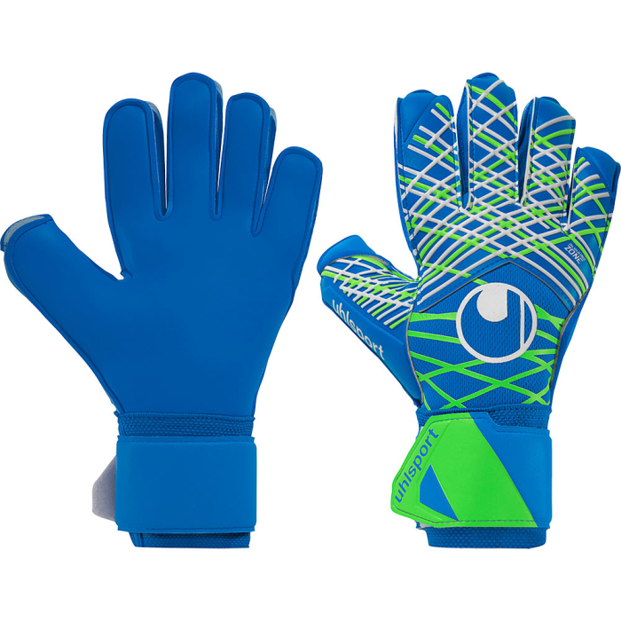 101134101 Uhlsport AquaSOFT Goalkeeper Gloves pacific blue /fluo green