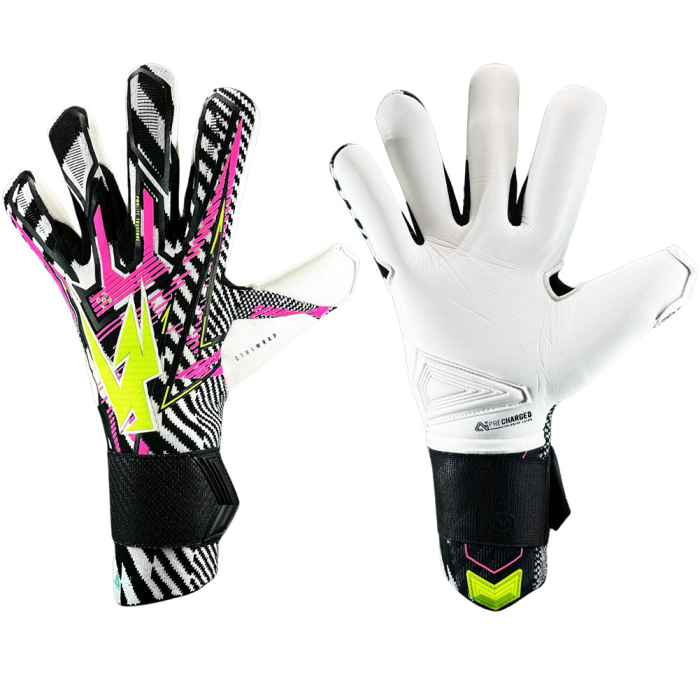 DAZZLE0124J Kaliaaer Z3RO Dazzle Junior Goalkeeper Gloves Pink | Fluo Yellow