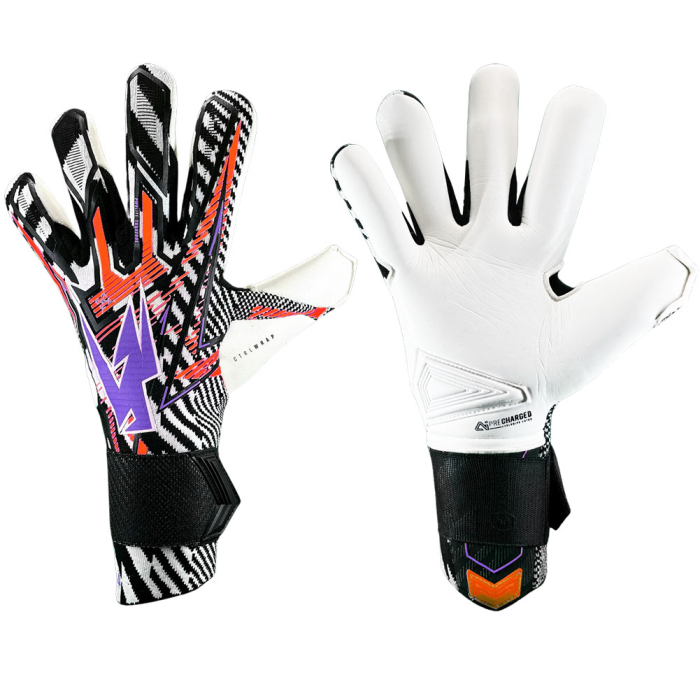 Kaliaaer Z3RO Dazzle Junior Goalkeeper Gloves Orange | Lavender