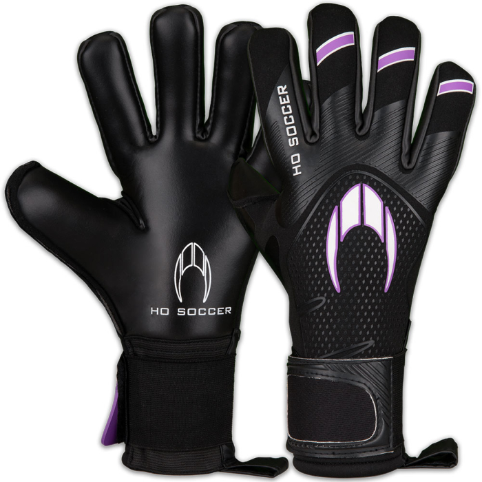 515198J HO Soccer Supremo PRO Aqua SMU Junior Goalkeeper Gloves Black