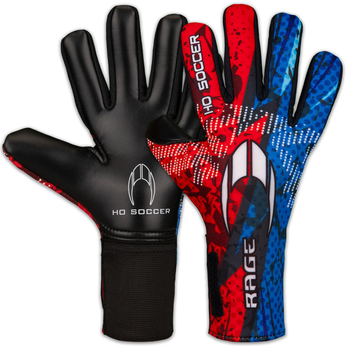 520432 HO Soccer Rage Negative Plus Goalkeeper Gloves BLUE/RED